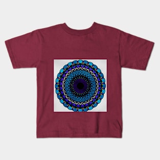 violet mandala Kids T-Shirt